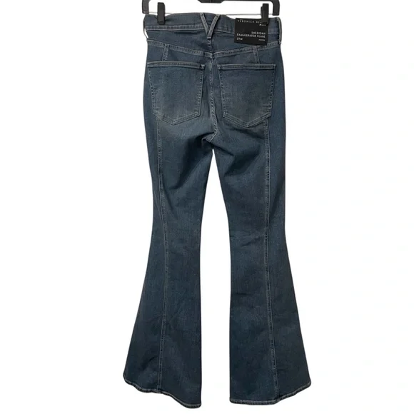 NWT Veronica Beard Women’s 27 Sheridan Exaggerated Flare High Rise Bell Bottom - Picture 4 of 12